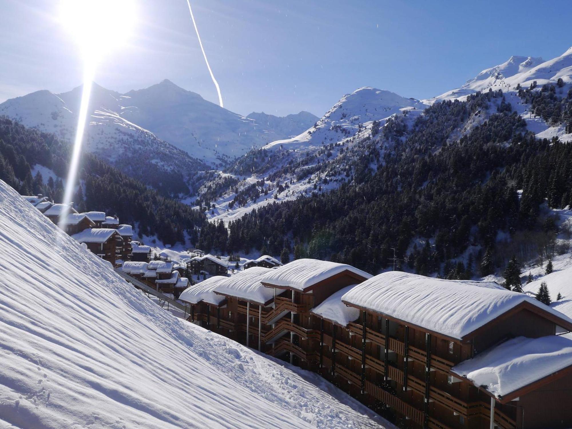 Charmant Appartement Avec Balcon, Wifi Et Ascenseur A Meribel - Fr-1-355-14 ภายนอก รูปภาพ
