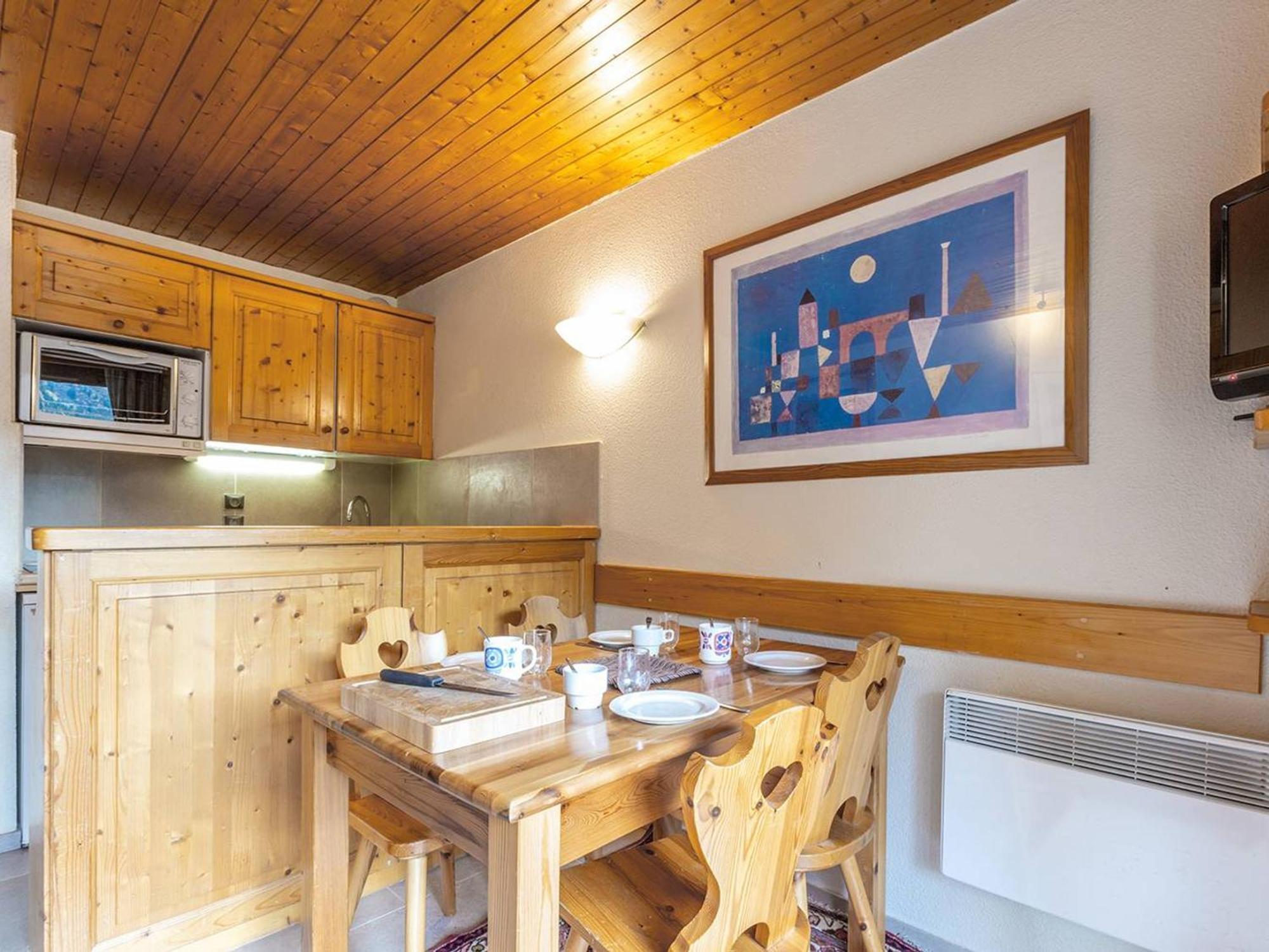 Charmant Appartement Avec Balcon, Wifi Et Ascenseur A Meribel - Fr-1-355-14 ภายนอก รูปภาพ